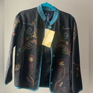 COPY - Denim & Co embroidered jacket